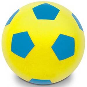 Żółto-niebieska piłka piankowa Enero Soft 20 BLS-71007