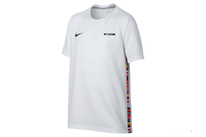 Biała koszulka Nike Mercurial Dry Top AQ3310-100 JR
