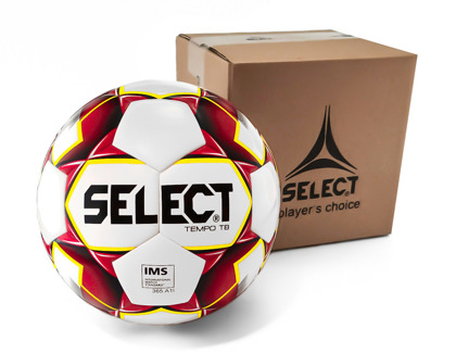 Biała piłka Select Tempo TB IMS w kartonie r5