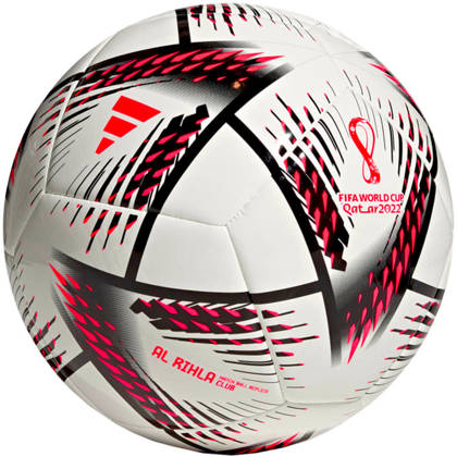 Biała piłka nożna Adidas Al Rihla Club Fifa World Cup 2022 H57778