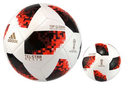 Biała piłka nożna Adidas Telstar Mechta Top Glider CW4684 r5