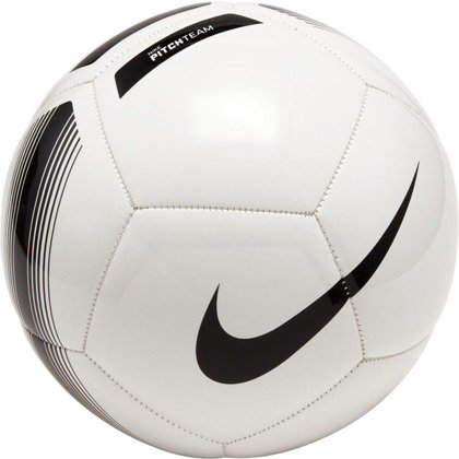 Biała piłka nożna Nike Pitch Team SC3992-100 rozmiar 3