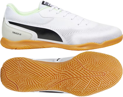 Białe buty halowe Puma Truco III 106892 07