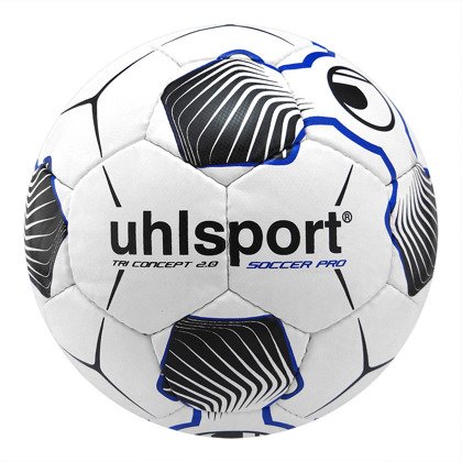 Biało-czarna piłka nożna Uhlsport Tri Concept 2.0 Soccer Pro r4