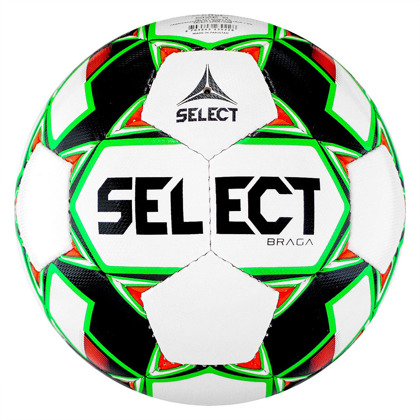 Biało-czarno-czerwona piłka nożna Select Braga r5