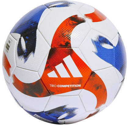 Biało-czerwona piłka nożna Adidas Tiro Competition HT2426