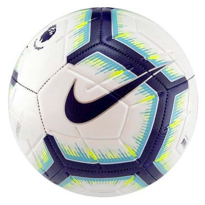Biało-granatowa piłka nożna Nike Strike Premier League SC3311-101 r4