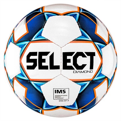 Biało-niebieska piłka nożna Select Diamond IMS - rozmiar 5