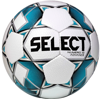 Biało-niebieska piłka nożna Select Numero 10 Advance 21 - rozmiar 4