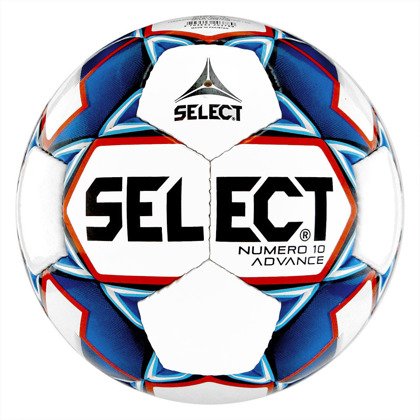 Biało-niebieska piłka nożna Select Numero 10 Advance rozmiar 4