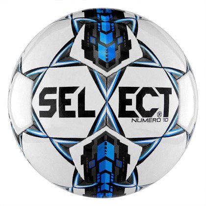 Biało-niebieska piłka nożna Select Numero 10 rozmiar 4