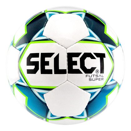 Biało-niebieska piłka nożna halowa Select Futsal Super