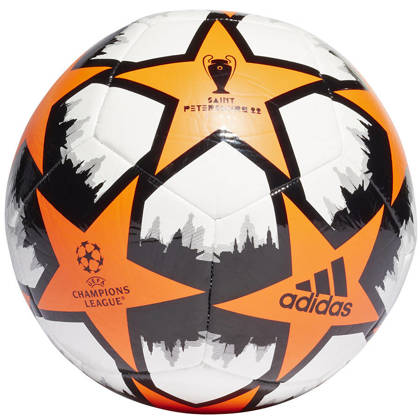 Biało-pomarańczowa piłka nożna Adidas Finale 22 Club Liga Mistrzów H57808