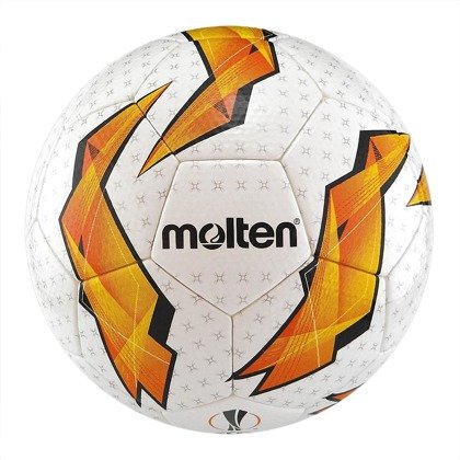Biało-pomarańczowa piłka nożna Molten Europa League OMB r5