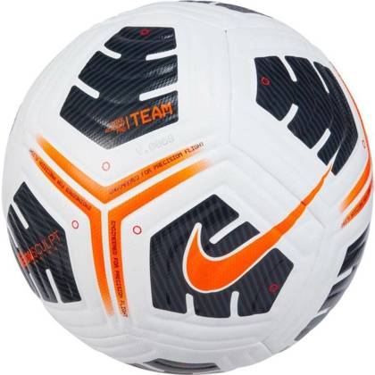 Biało-pomarańczowa piłka nożna Nike Academy Pro CU8038 101