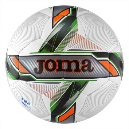 Biało-zielona piłka futsal Joma Grafity r4