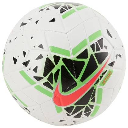 Biało-zielona piłka nożna Nike Strike SC3639-108 rozmiar 5