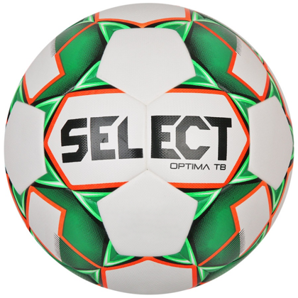 Biało-zielona piłka nożna Select Optima TB + karton - rozmiar 4