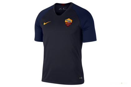 Czarna-granatowa koszulka Nike AS ROMA Breathe Strike AO5156-475