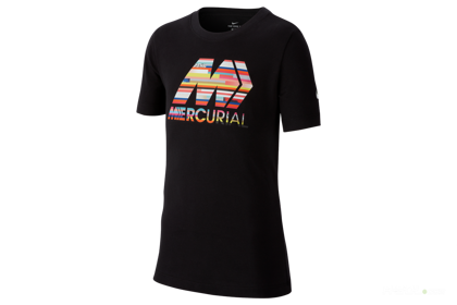 Czarna koszulka Nike Mercurial Dry CD5262-010 JR