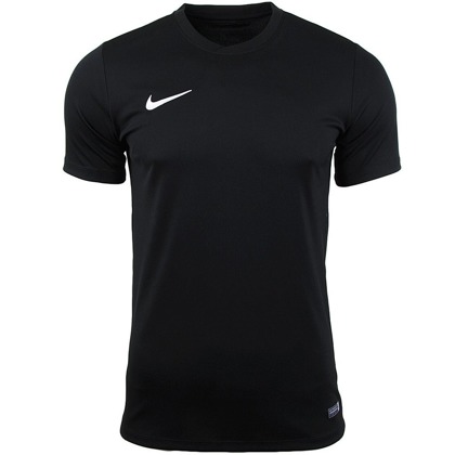 Czarna koszulka piłkarska Nike Park VI 725984-010 Junior