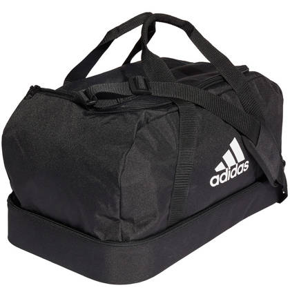 Czarna torba z podwójnym dnem adidas Tiro Duffel S GH7255