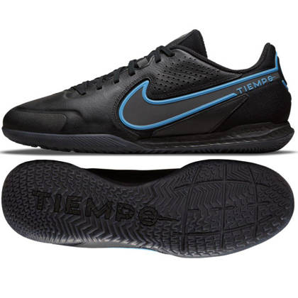 Czarne buty halowe Nike Tiempo React Legend 9 Pro DA1183 004