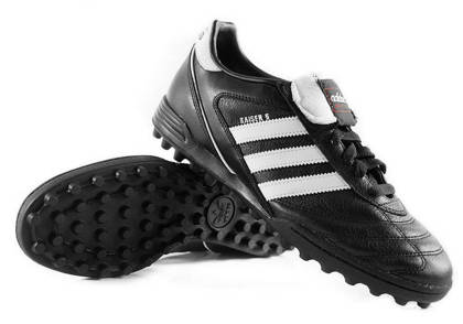 Czarne buty piłkarskie Adidas Kaiser 5 Team 677357