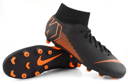 Czarne buty piłkarskie Nike Mercurial Superfly Club MG AH7363-081