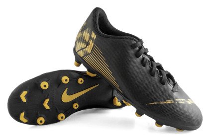 Czarne buty piłkarskie Nike Mercurial Vapor Club GS FG/MG AH7350-077 JR