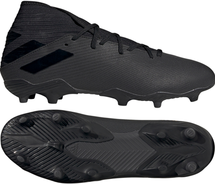 Czarne buty piłkarskie korki Adidas Nemeziz 19.3 FG F34390
