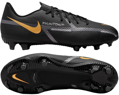 Czarne buty piłkarskie korki Nike Phantom GT2 Academy FG/MG DC0812 007 - Junior