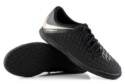 Czarne buty piłkarskie na halę Nike Hypervenom Phantom Club IC AJ3789-090 Junior