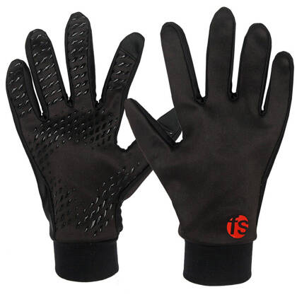 Czarne rękawiczki sportowe Futbolsport S867851