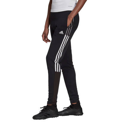 Czarne spodnie damskie dresowe Adidas Tiro 21 Sweat Pant GM7334