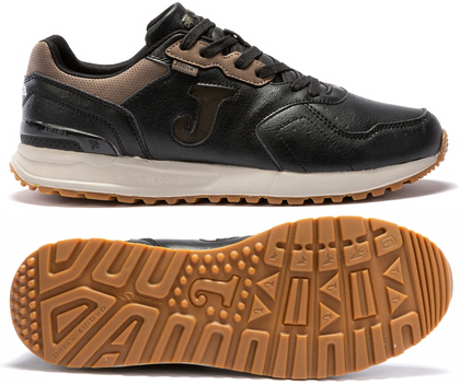 Czarno-brązowe buty miejskie Joma C.800 MEN 2201 BLACK C800W2201