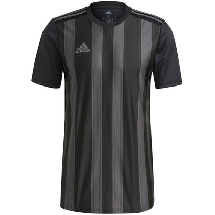 Czarno-grafitowa koszulka Adidas Striped 21 Jersey GN7625