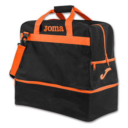 Czarno-pomarańczowa torba sportowa Joma Grande Training III 400007.120