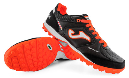 Czarno-pomarańczowe buty piłkarskie na orlik Joma Top Flex 901 Turf