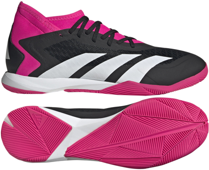 Czarno-różowe buty halowe Adidas Predator Accuracy.3 GW7069