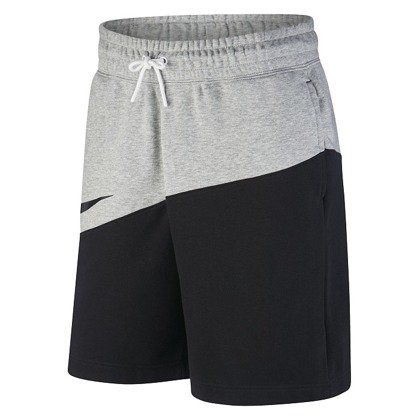 Czarno-szare spodenki Nike Sportswear Swoosh BV5309-064