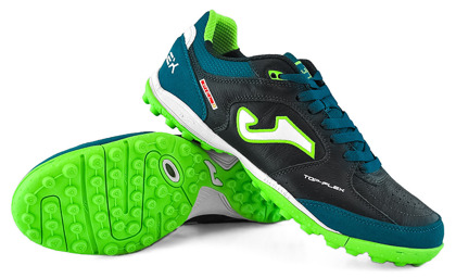 Czarno-zielone buty piłkarskie na orlik Joma Top Flex 915 Turf