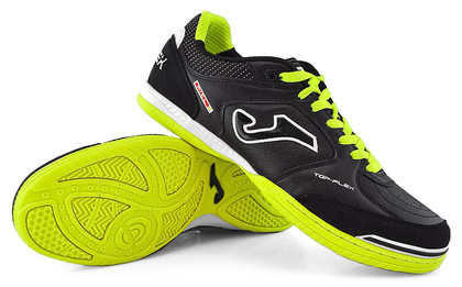 Czarno-żółte buty piłkarskie na halę Joma Top Flex 901 Sala