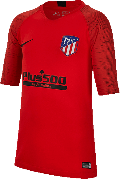 Czerwona koszulka Nike Atletico Madyt Breathe Strike AO6492-601 - Junior