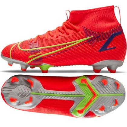 Czerwone buty piłkarskie Nike Mercurial Superfly 8 Academy CV1127-600 - Junior