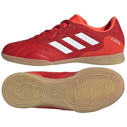 Czerwone buty piłkarskie halówki Adidas Copa Sense.3 FY6157