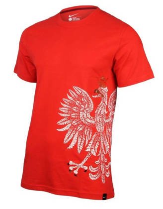 Czerwono-biała koszulka kibica Reprezentacji Polski Nike 449255-604
