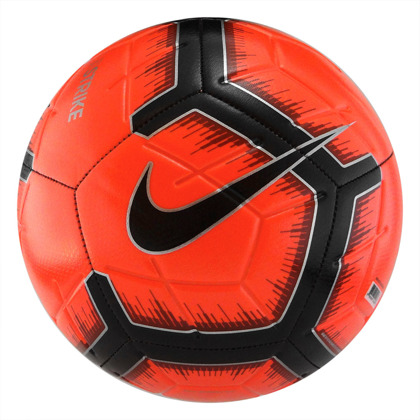 Czerwono-czarna piłka nożna Nike Strike SC3310-610 - rozmiar 4