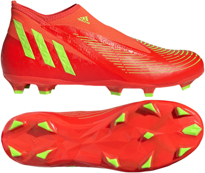 Czerwono-żółte buty piłkarskie korki Adidas Predator Edge.3 LL GW1000