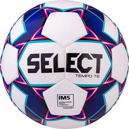 Granatowo-biała piłka nożna Select Tempo TB IMS w kartonie - rozmiar 5